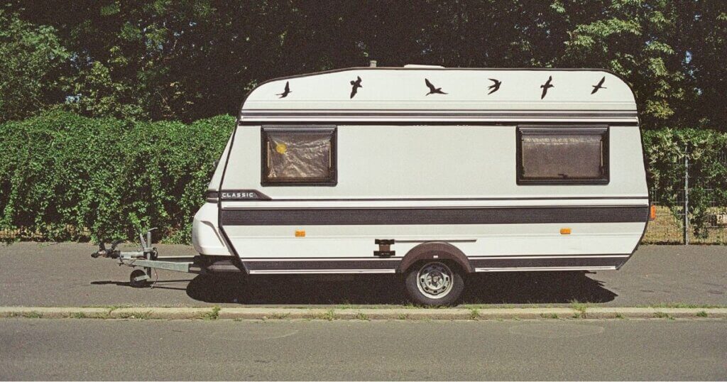 Can you park a caravan on a street