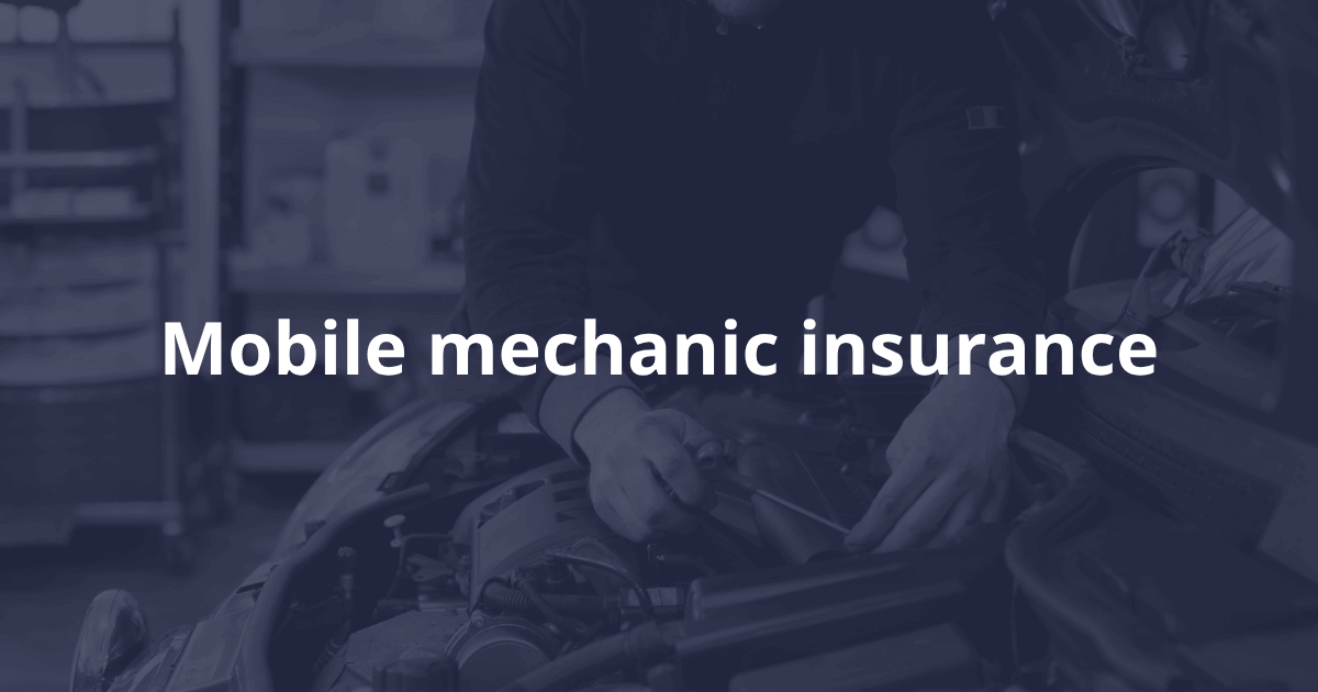 Mobile Mechanic Insurance | Cover for Mobile Mechanics | insurd®